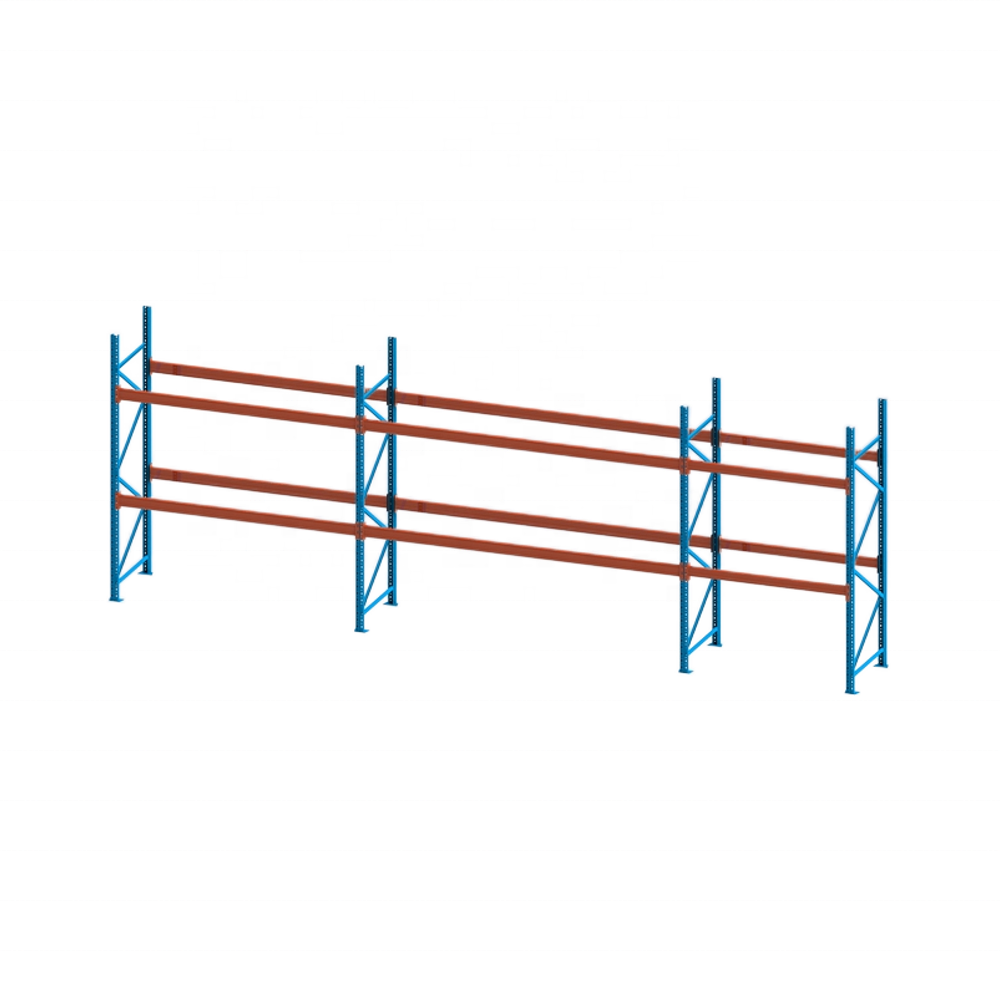 4 Tier Industrial Shelf Heavy Duty Metal Galvanized Steel Very Narrow Aisle Pallet Racking For Warehouse Storage
