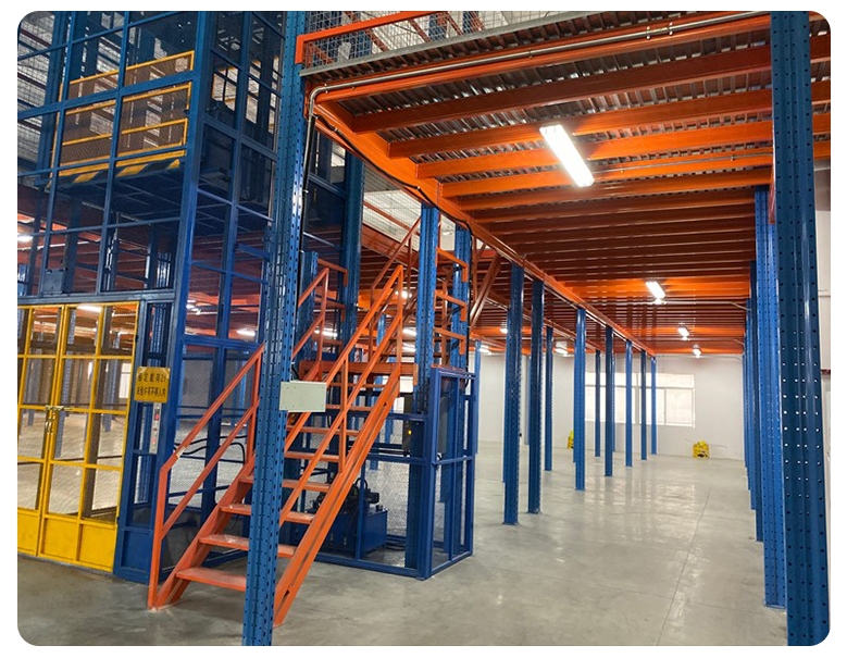 Industrial Warehouse Mezzanine Floor System Steel Structure Platform for Space Saving Storage Solution