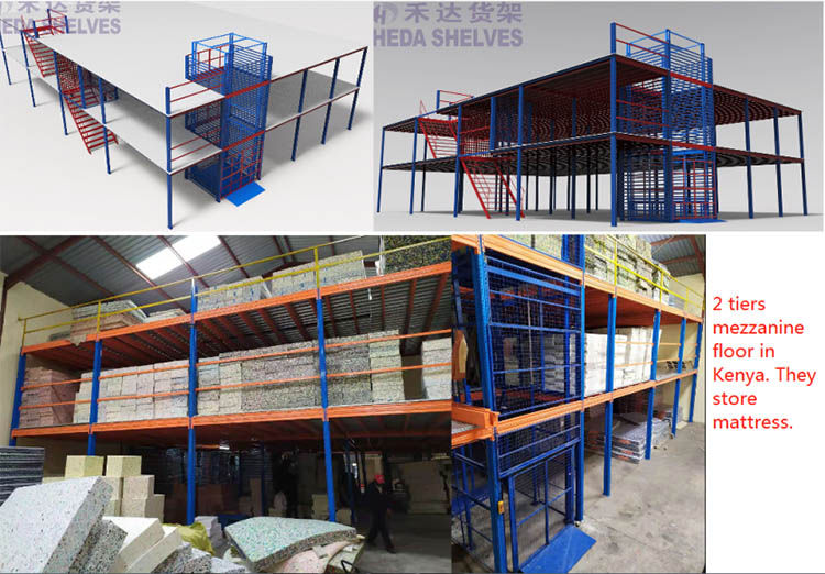 Wholesale Supplier Mezzanine Rack Heavy Duty Industrial Shelving Warehouse Shelf Racks