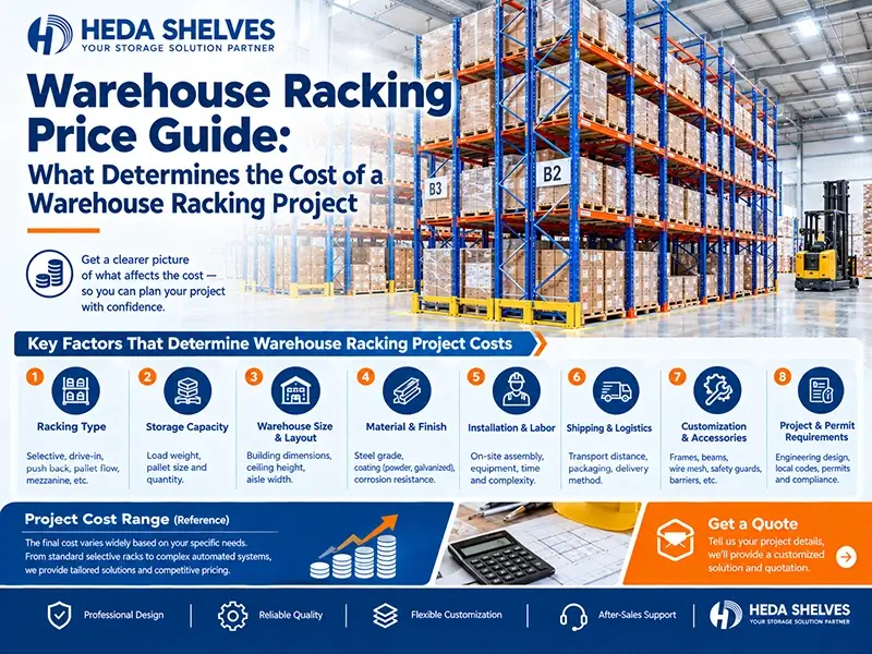 Warehouse racking cost factors guide