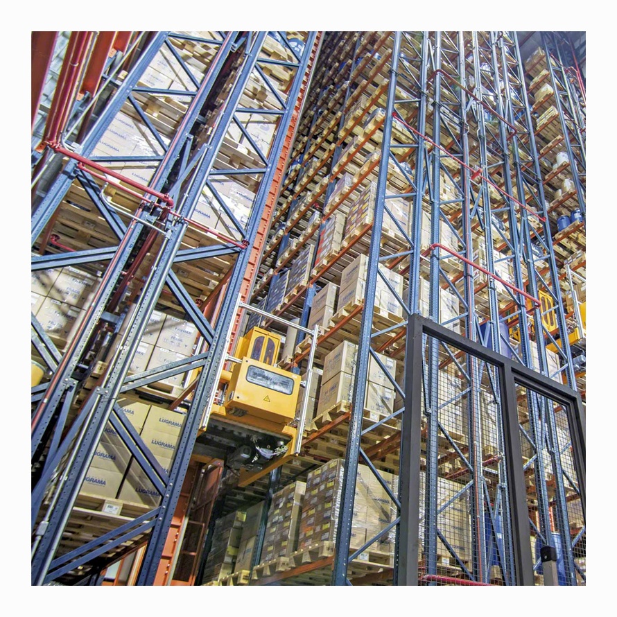 Customized Adjustable Intelligent Automation Picking Warehouse Storage Automated ASRS Warehouse Rack Cold Rolled Steel Corrosion