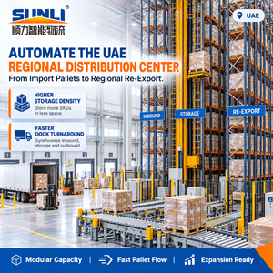 SHUNLI SL-AS004 China Factory Customized Heavy Duty Automated AS&RS Pallet Stacking Rack Alloy Steel 500kg-1500kg Capacity OEM