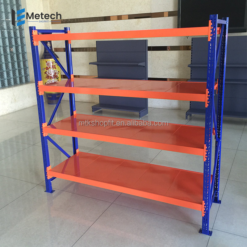 Heavy Duty Metal Warehouse Rack 500kg Load Bearing Storage Shelf