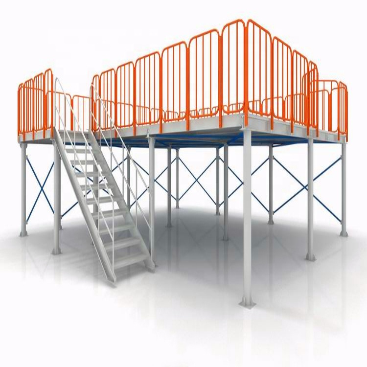 Stable Steel Structure Mezzanine Floor of Heavy Duty Metal Pallet for Warehouse Storage Goods