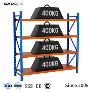 400KG Adjustable Galvanized Sheet Metal Shelving Long Span Warehouse Shelves