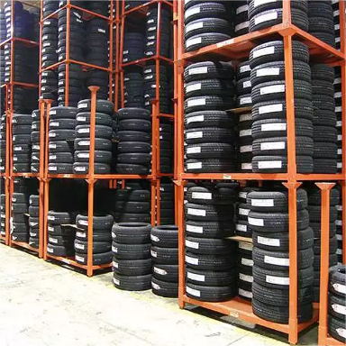 Stackable Pallet Rack Pipe Post Pallet Stacking Rack Heavy Duty Warehouse Storage Rack for Logistics Center