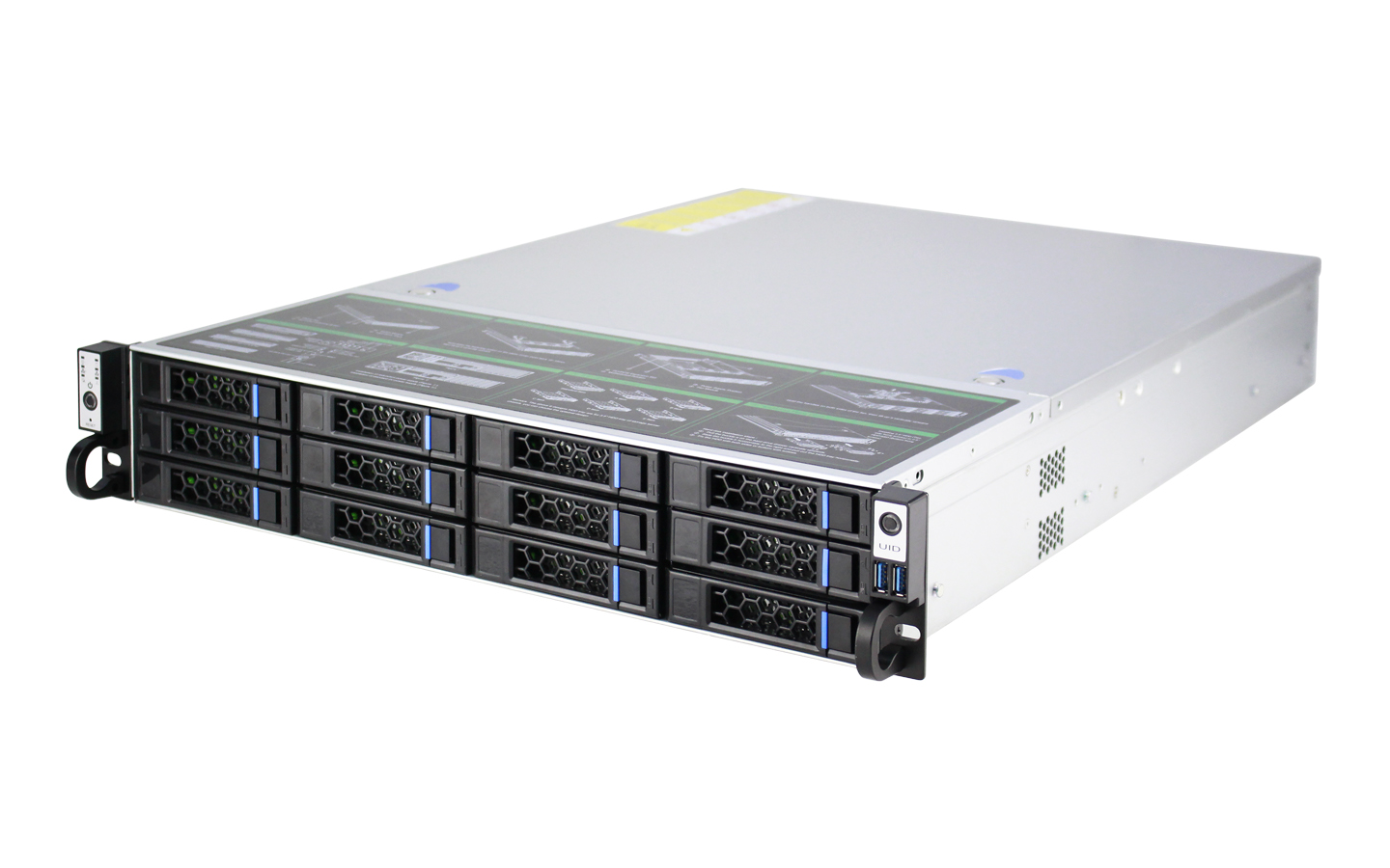 Customizable High-performance Xeon Silver 4214R 12-Core 2.4GHz 32GB DDR4 RAID 2u12GB Bays 12GB/s Backplane Rack Storage Stock