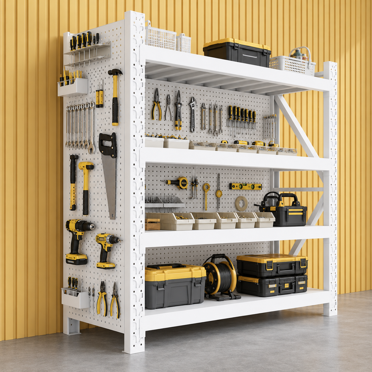 Long Span Shelving System Heavy Duty Steel Storage Rack for Warehouse Picking