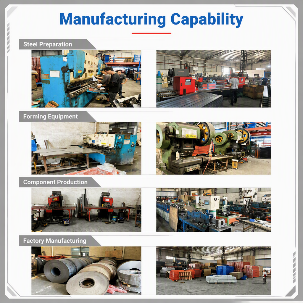 HUAWU 1000kg/sqm Industrial Mezzanine Floor Rack System Multi-layer Steel Warehouse Storage Platform Q235 Steel Structure