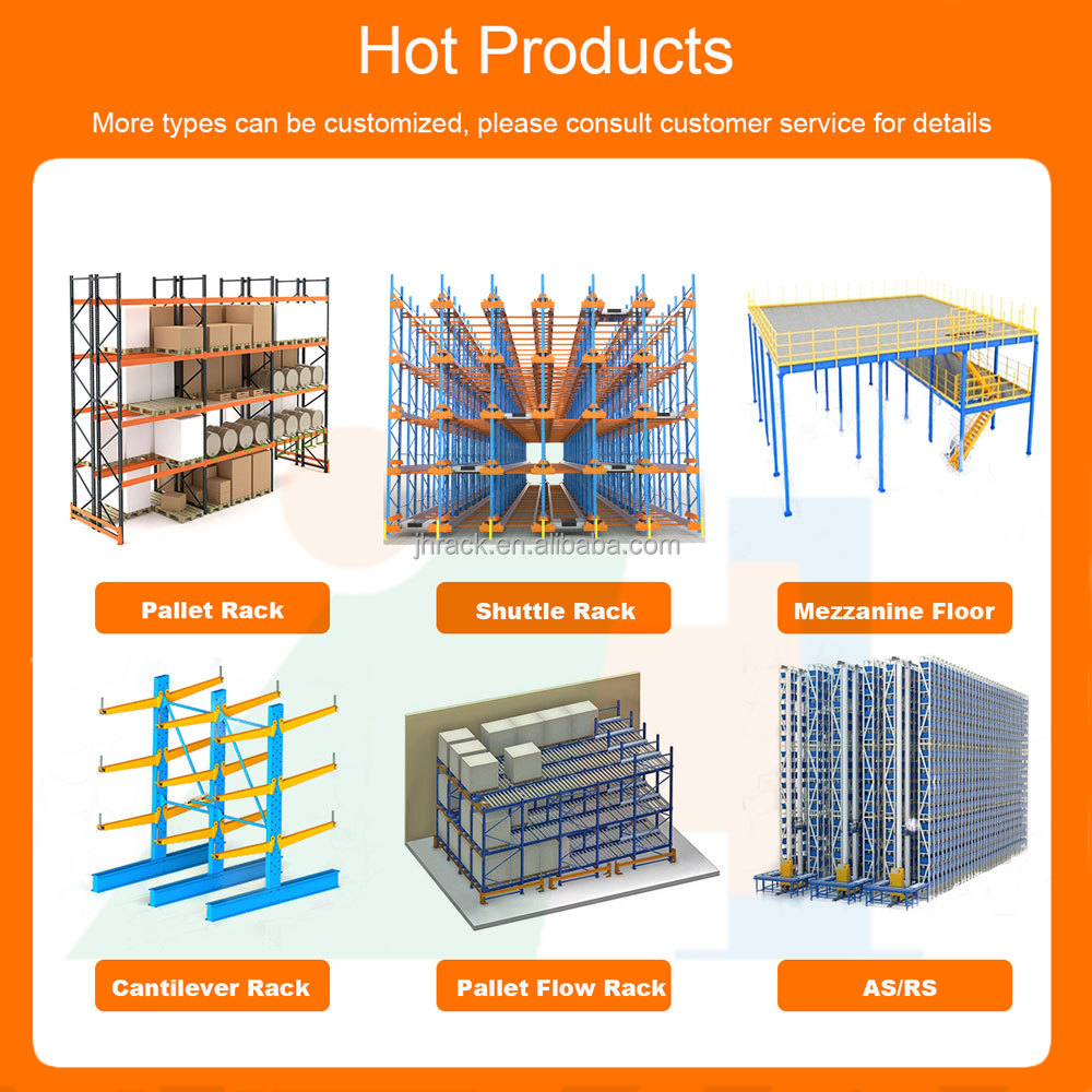 Customizable Smart Warehouse Shuttle Racking Automation Equipment Order Metal Pallet Heavy Duty Shelf Storage Rack
