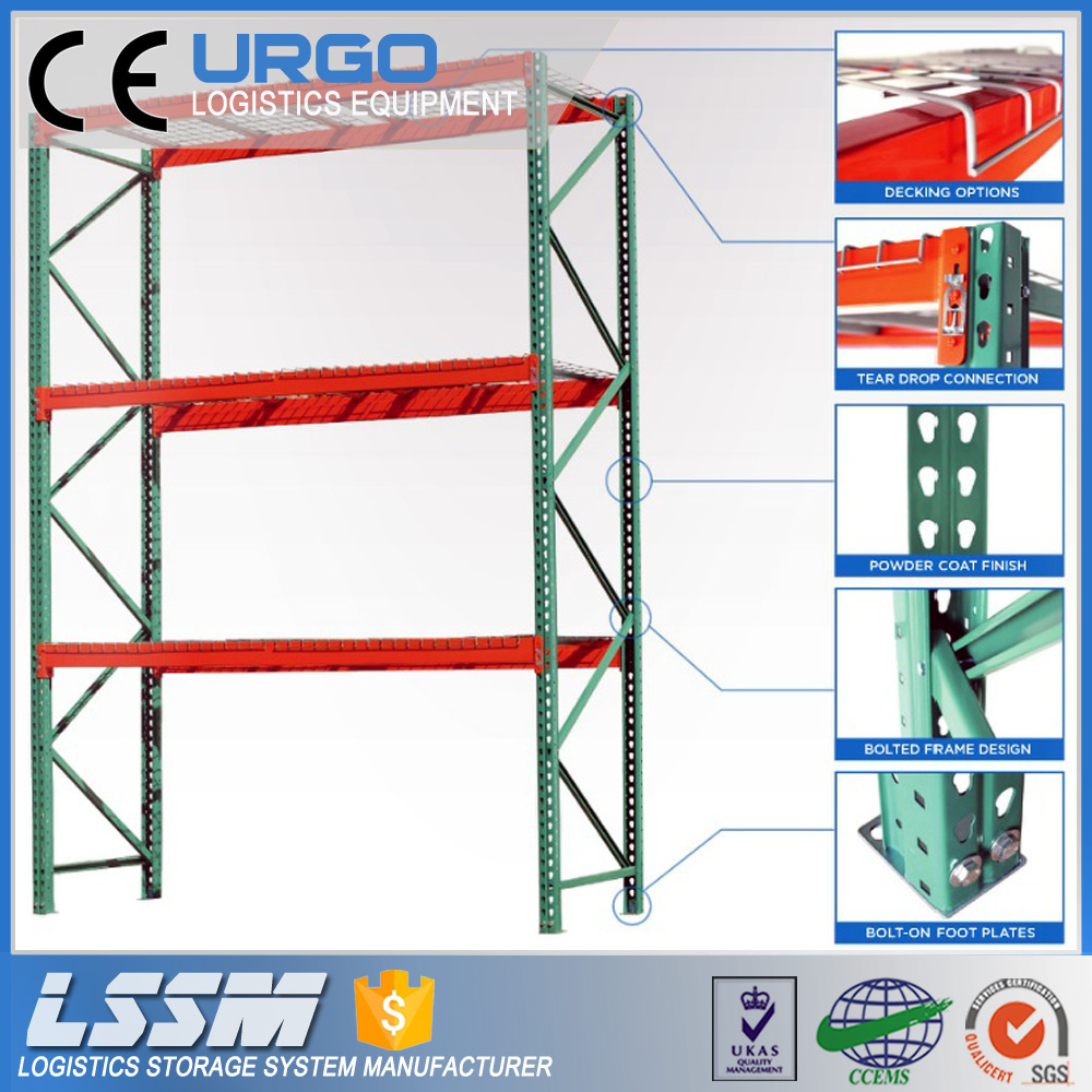 Warehouse Factory Storage Teardrop Pallet Racking
