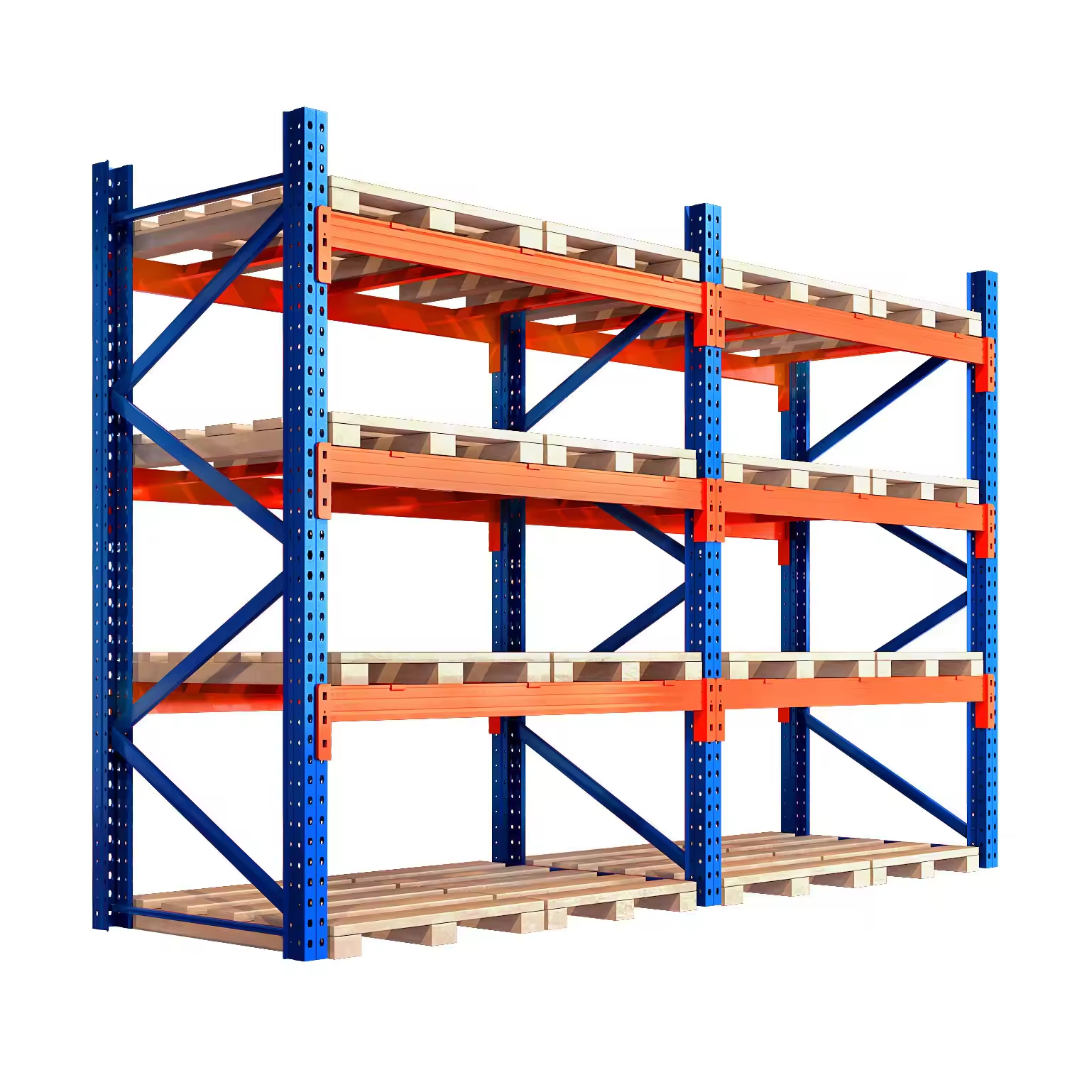 Light-Duty Steel 5-Layer Drive-In Pallet Rack Warehouse Storage Shelf