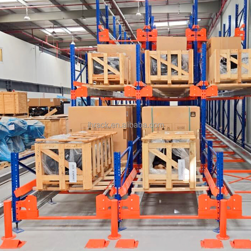 Four Way Shuttle Racking System Radio Pallet Shuttle Rack Automated Warehouse Storage Steel Corrosion Cold Storage Racks