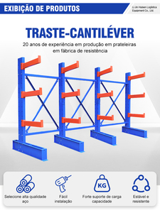 Selective Pallet Single Sided I-Beam PVC Pipe Storage Cantilever Rack