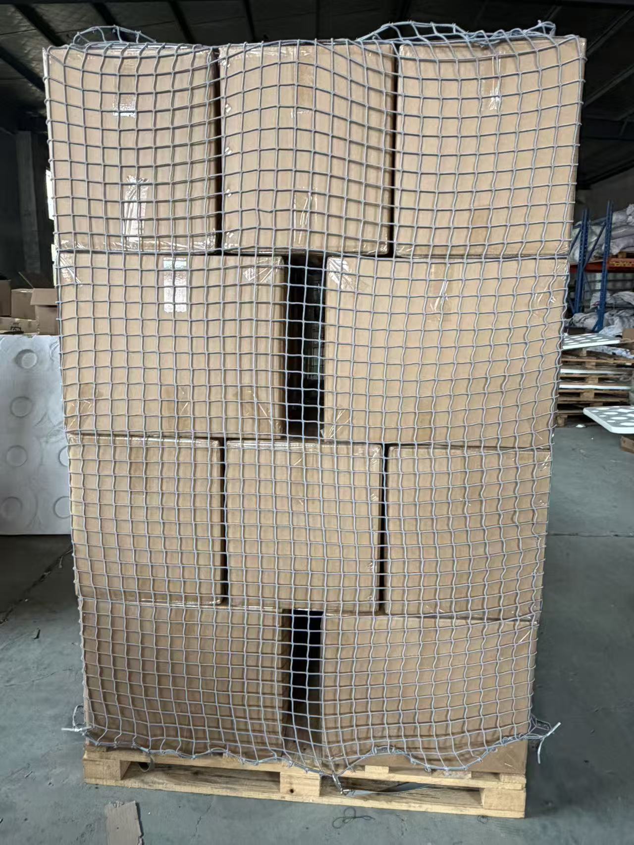 Pallet Cargo Net Polyester Container Shipping Load Securing Warehouse Pallet Stabilizing Binding Net Logistics Transportation