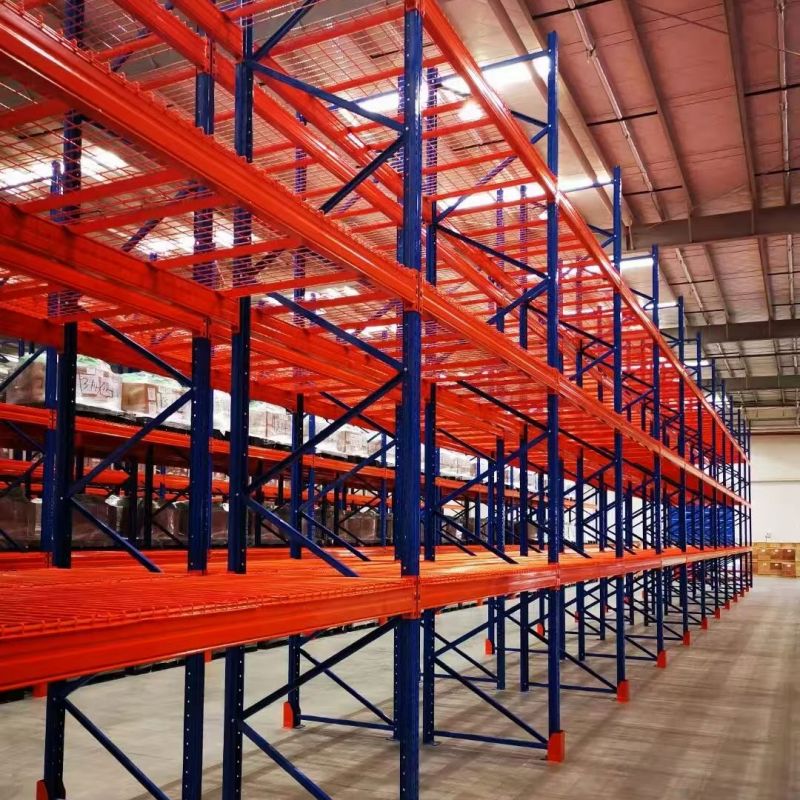 Industrial Adjustable Anti-Rust Heavy Duty Steel Storage Racks with Conventional Pallet Racking for Warehouse