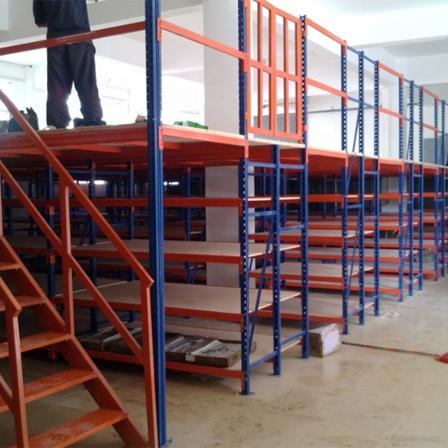 Mezzanine Racking System Steel Structure Mezzanine Platform Big Span Heavy Duty Weight Capacity for Warehouse Storage Solutions
