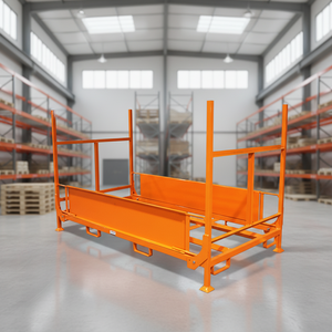 Steel Drive-Through Light Duty Industrial Pallet Stacking Rack with Corrosion Protection