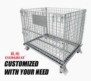 Foldable Steel Warehouse Storage Cages