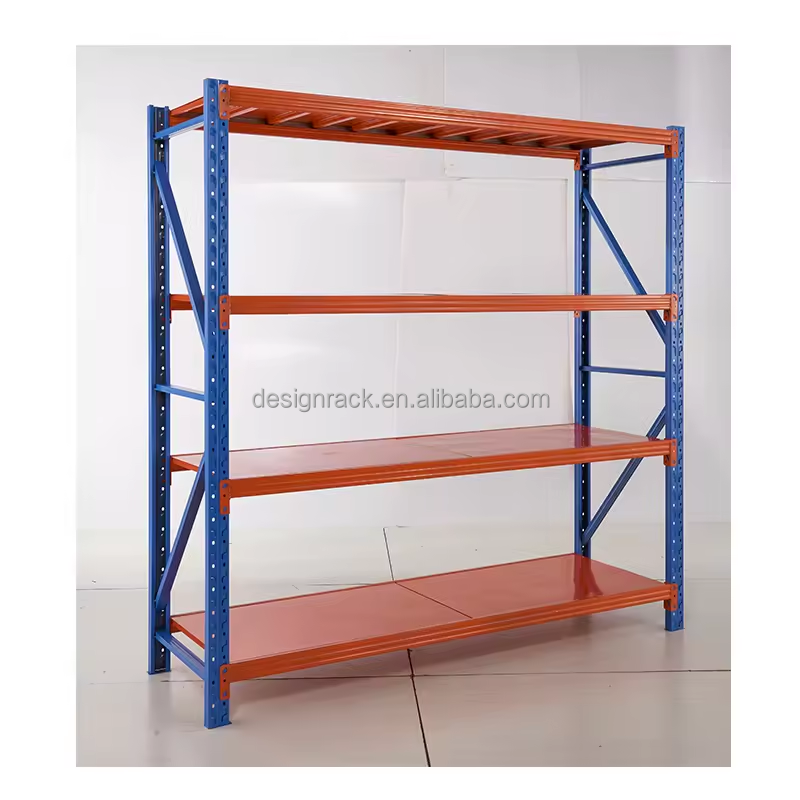 Medium Duty Industrial WarehousePowder Coating Cargo Storage Pallet Racking Equipment Metal Iron Supermarket Stacking Rack