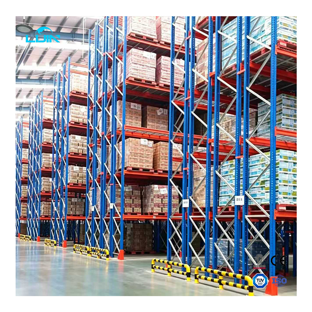 Steel Wide Span Racking Heavy Duty Industrial Warehouse Storage Rack Solution