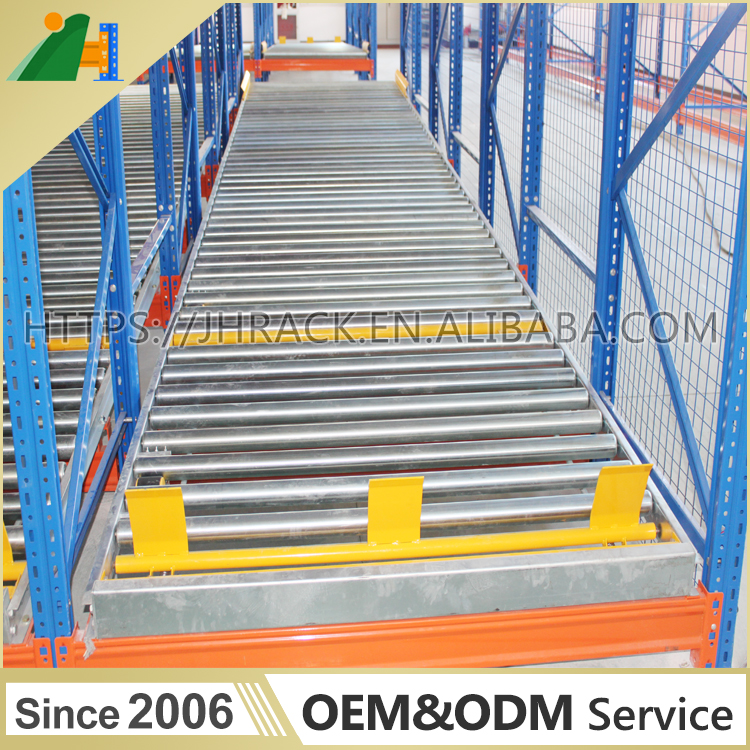 CE Certified Anti-Rust 2000kg Load Capacity Gravity Pallet Racking High Quality Heavy Duty Roller Pallet Rack