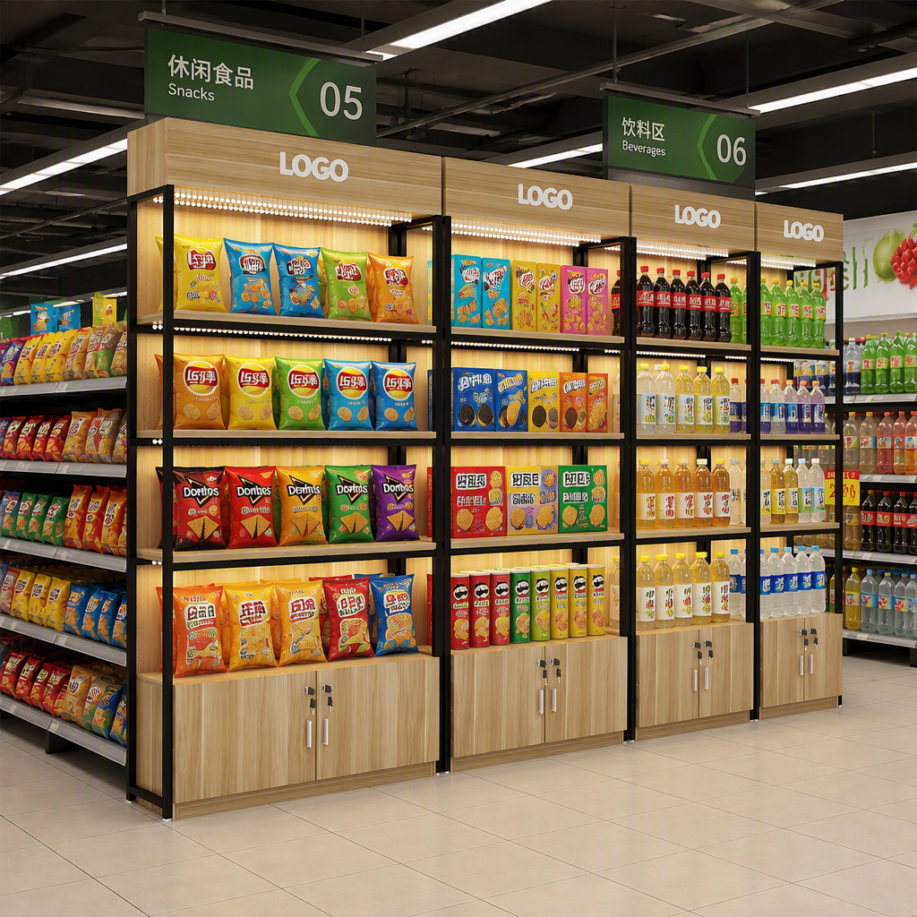 Supermarket Shelves Showcase 1