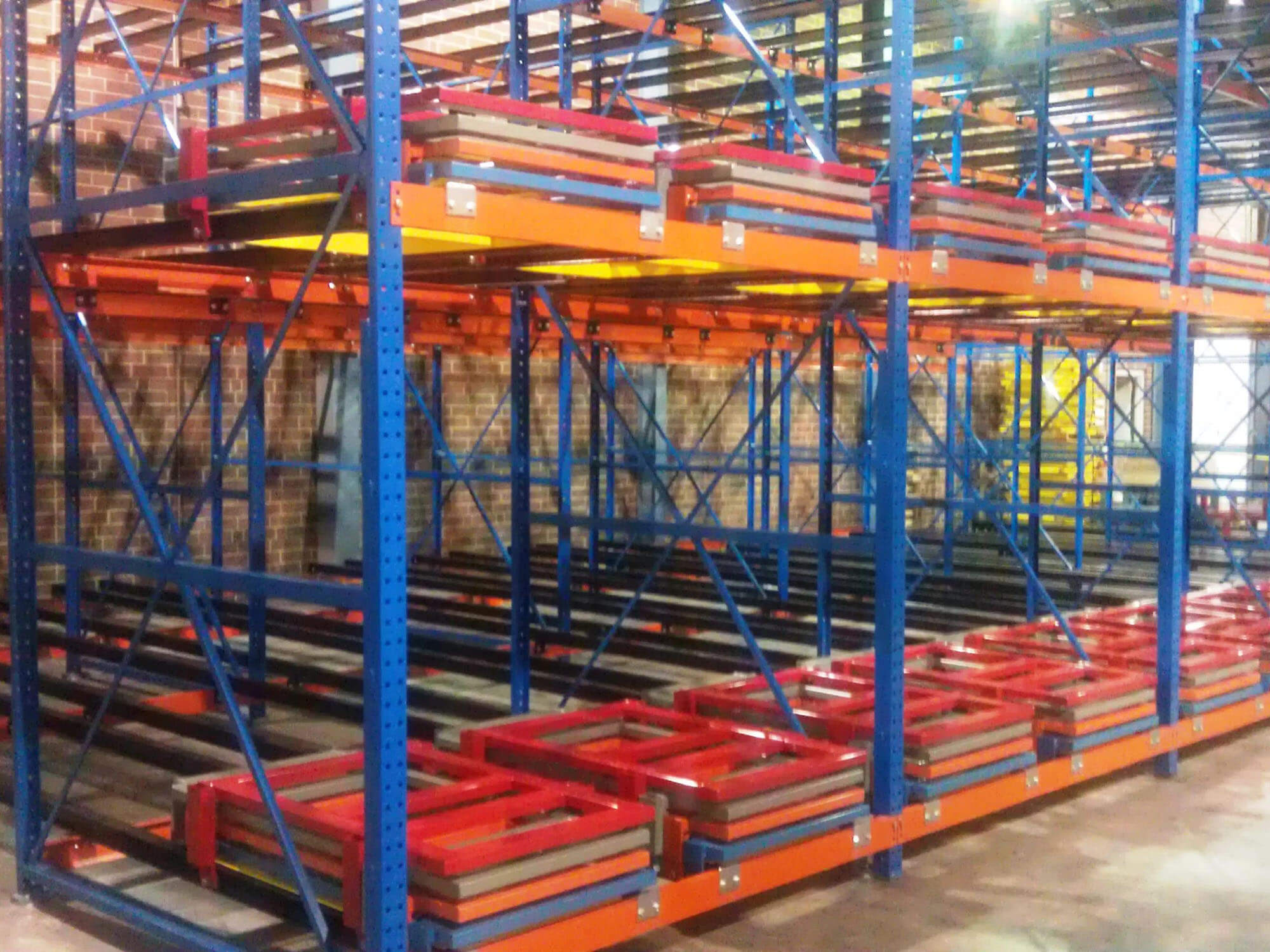 Mracking Push Back Racking System for Sale Customizable Push Back Pallet Rack Supplier