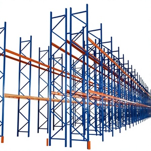 Hongxin Blue Orange Steel Multi-Level Heavy-duty Racking Warehouse