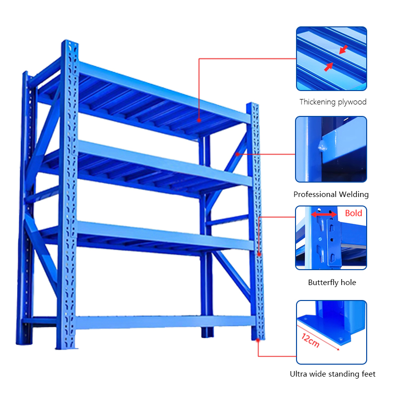 Medium-sized shelf structure