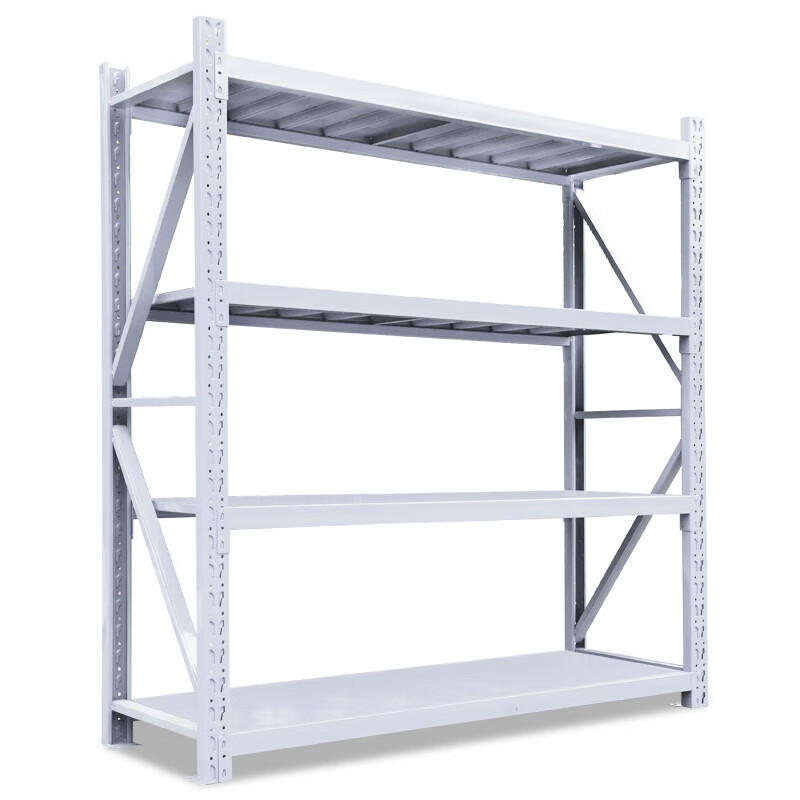 Guijie High Load Capacity 4-Layer Drive-Through Steel/Iron Warehouse Rack Powder Coated Finish Adjustable Durable Corrosion