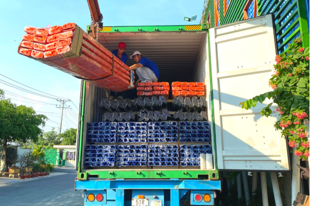 Loading Goods Container Delivery
