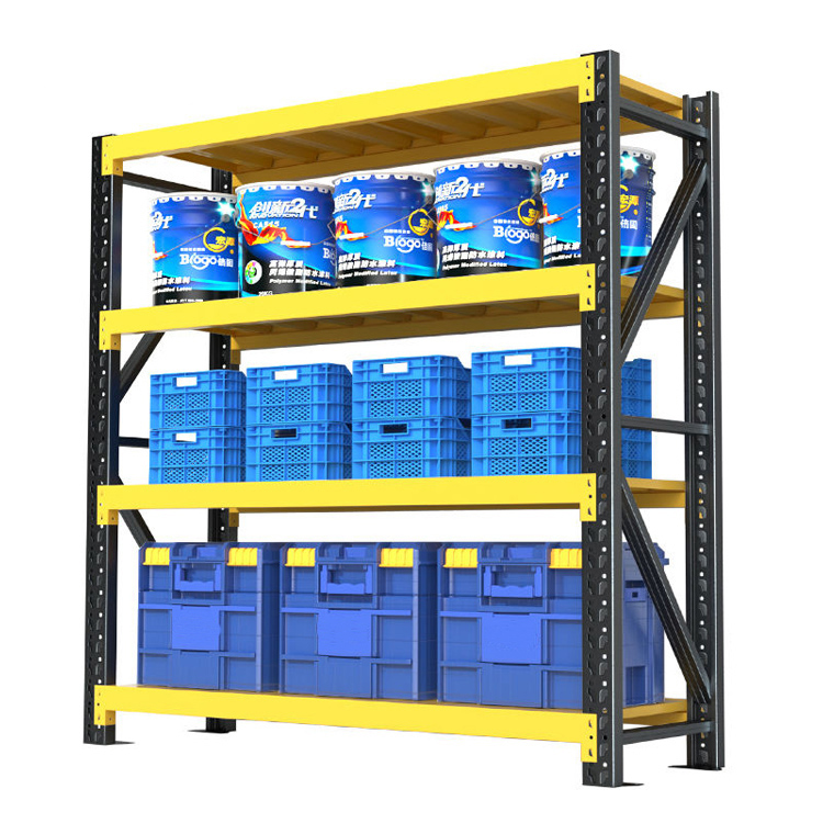 Multi-level warehouse storage shelving