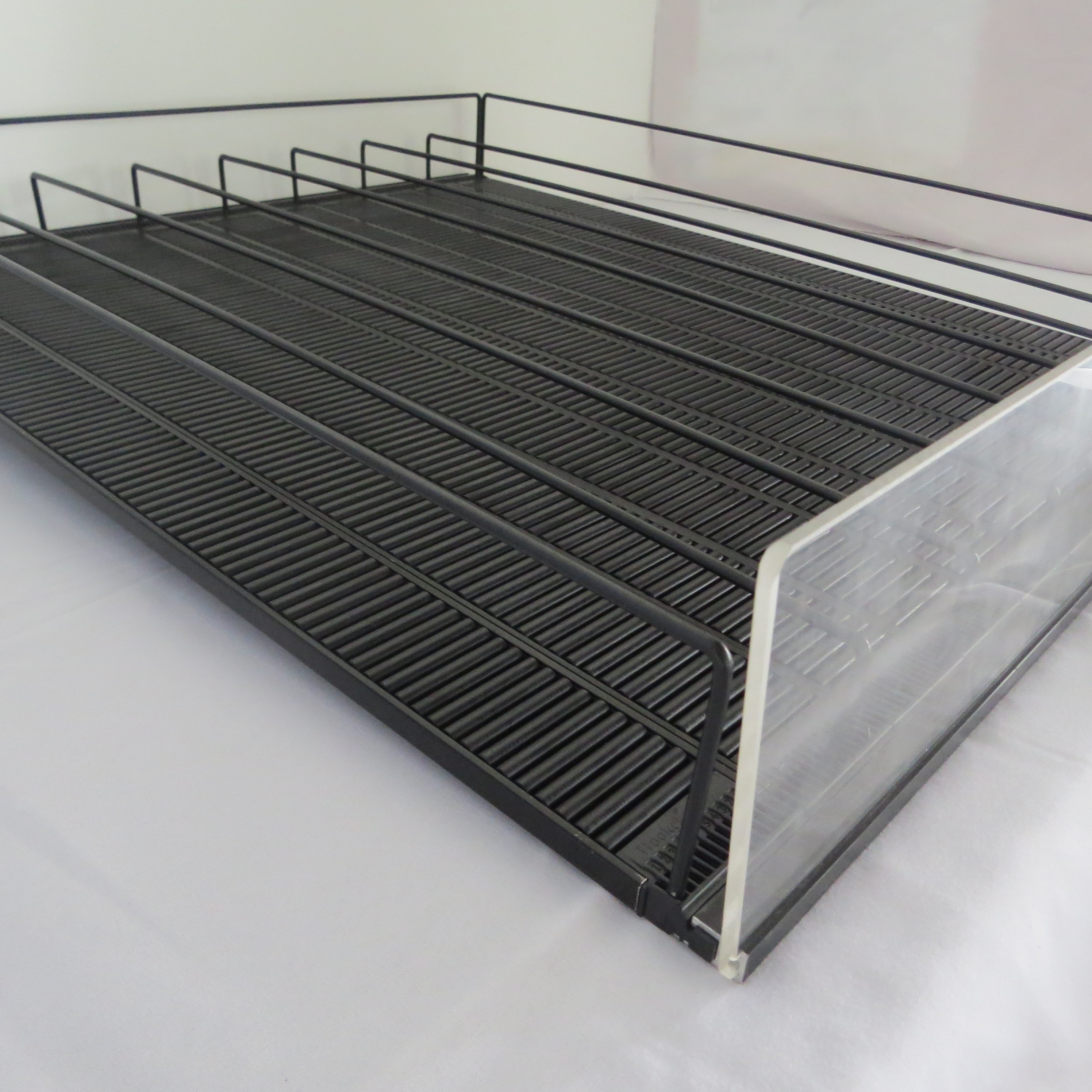 Hookei Soda Glides Gravity Flow System Shelf Roller Liquor Store Cooler Shelving for Refrigerator Shelf Trays