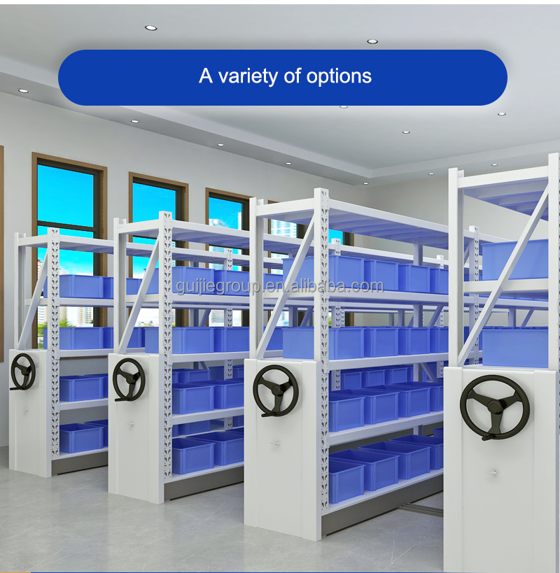 Guijie High Load Capacity 4-Layer Drive-Through Steel/Iron Warehouse Rack Powder Coated Finish Adjustable Durable Corrosion