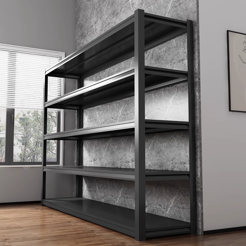 5 Layer Steel Shelving Display Shelf Metal Storage Rack with Pegboard Colors Customized for Stacking Racks Shelves