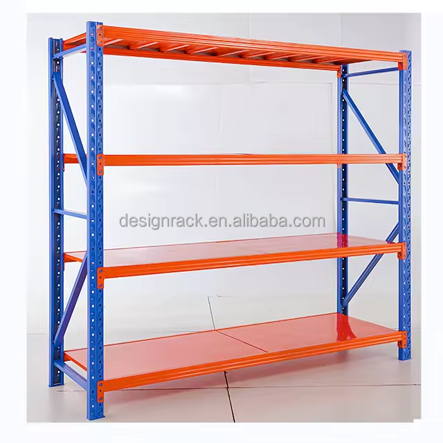 Medium Duty Industrial WarehousePowder Coating Cargo Storage Pallet Racking Equipment Metal Iron Supermarket Stacking Rack