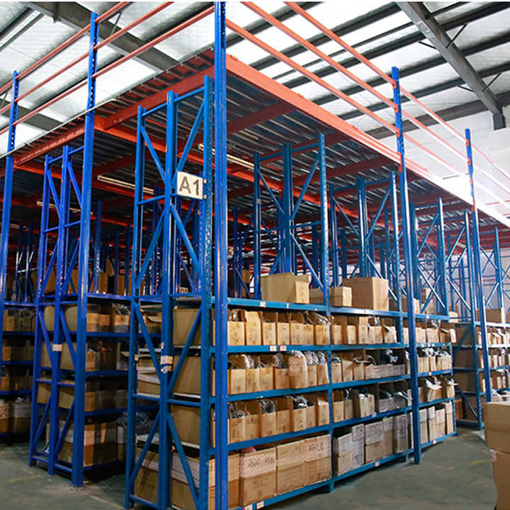Direct Factory 2000kg Load Pallet Storage Rack High-Density 5 Layer Drive-In Rack for Warehouse Iron Free Metal Layout Design