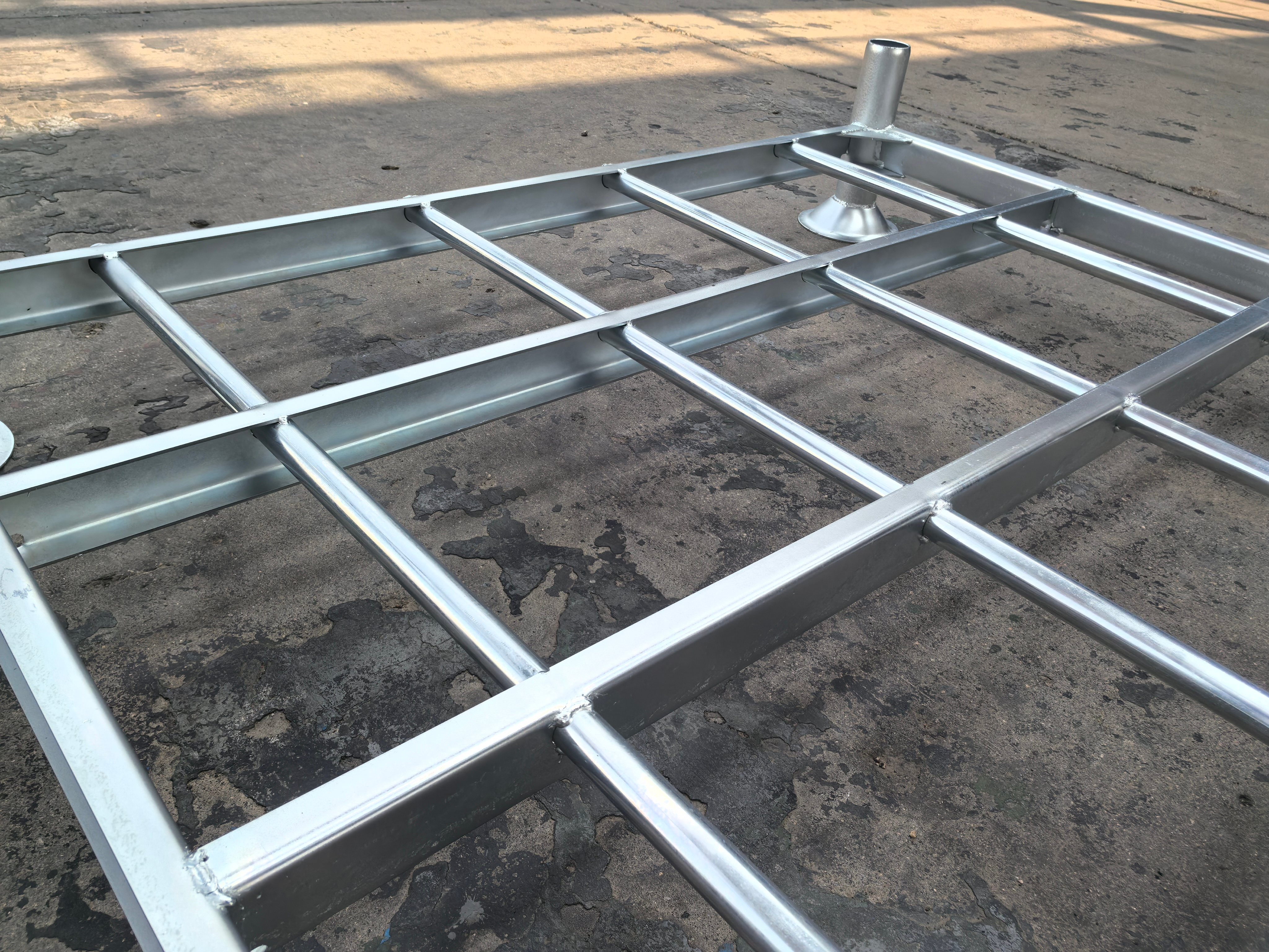 Heavy Duty Q235 Steel Post Pallet - Stackable Storage Racks With Shelf For Warehouse Logistics &amp; Cargo Handling