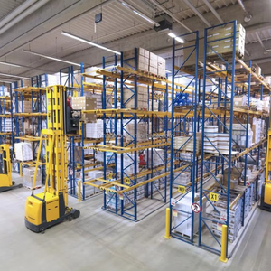 Custom Euro Very Narrow Aisle Racking System VNA Galvanized Narrow Pallet Racking