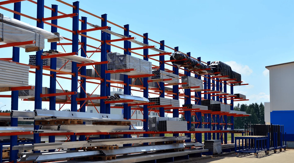 Industrial Cantilever Racking Diagram