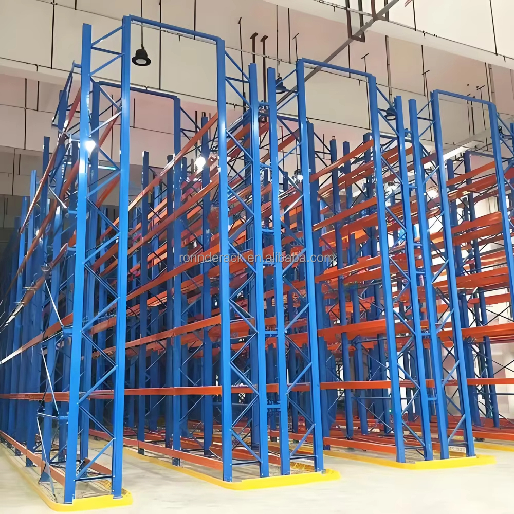 China Factory Narrow Aisle Pallet Racking VNA Pallet Racking High Density Storage Racking