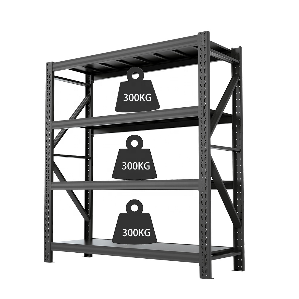 Hot Sale Boltless Metal Shelving 5 Layer Adjustable Height Quick Assembly Light Duty Storage Rack Garage Industrial