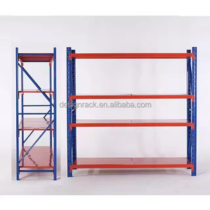 Medium Duty Industrial Warehouse Powder Coating Cargo Storage Pallet Racking Equipment Metal Iron Supermarket Stacking Rack