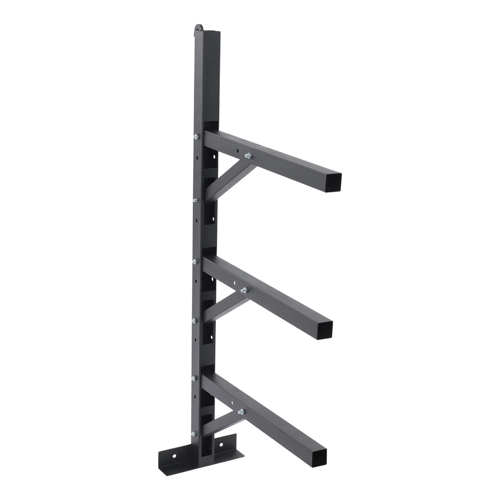 Quick Assembly Wall Mount Heavy Duty Steel 3-Tier Adjustable Shipping Container Storage Shelving &amp; Racking