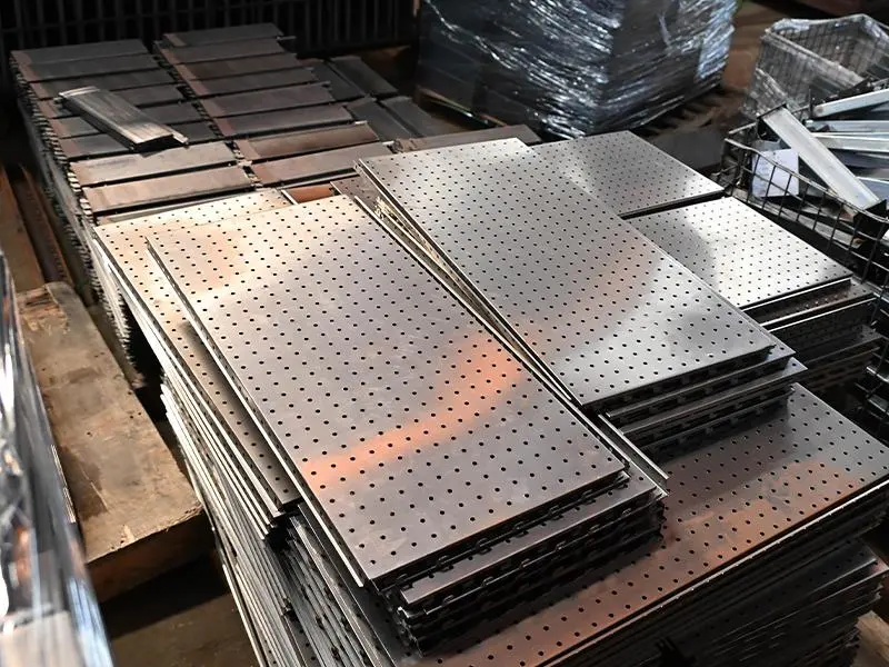 Mechanical edge deburring and steel polishing