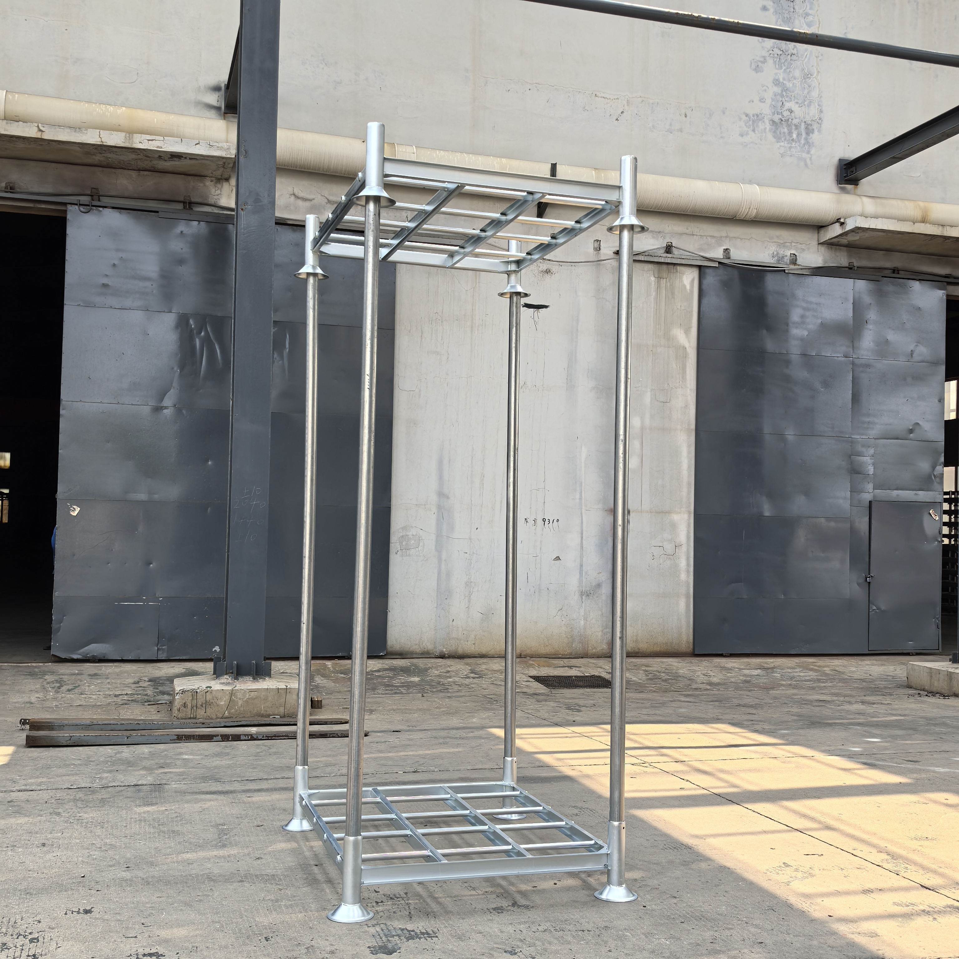 Heavy Duty Steel Q235 Pallet Stacking Racks Post Pallet With Storage Shelf For Warehouse Storage
