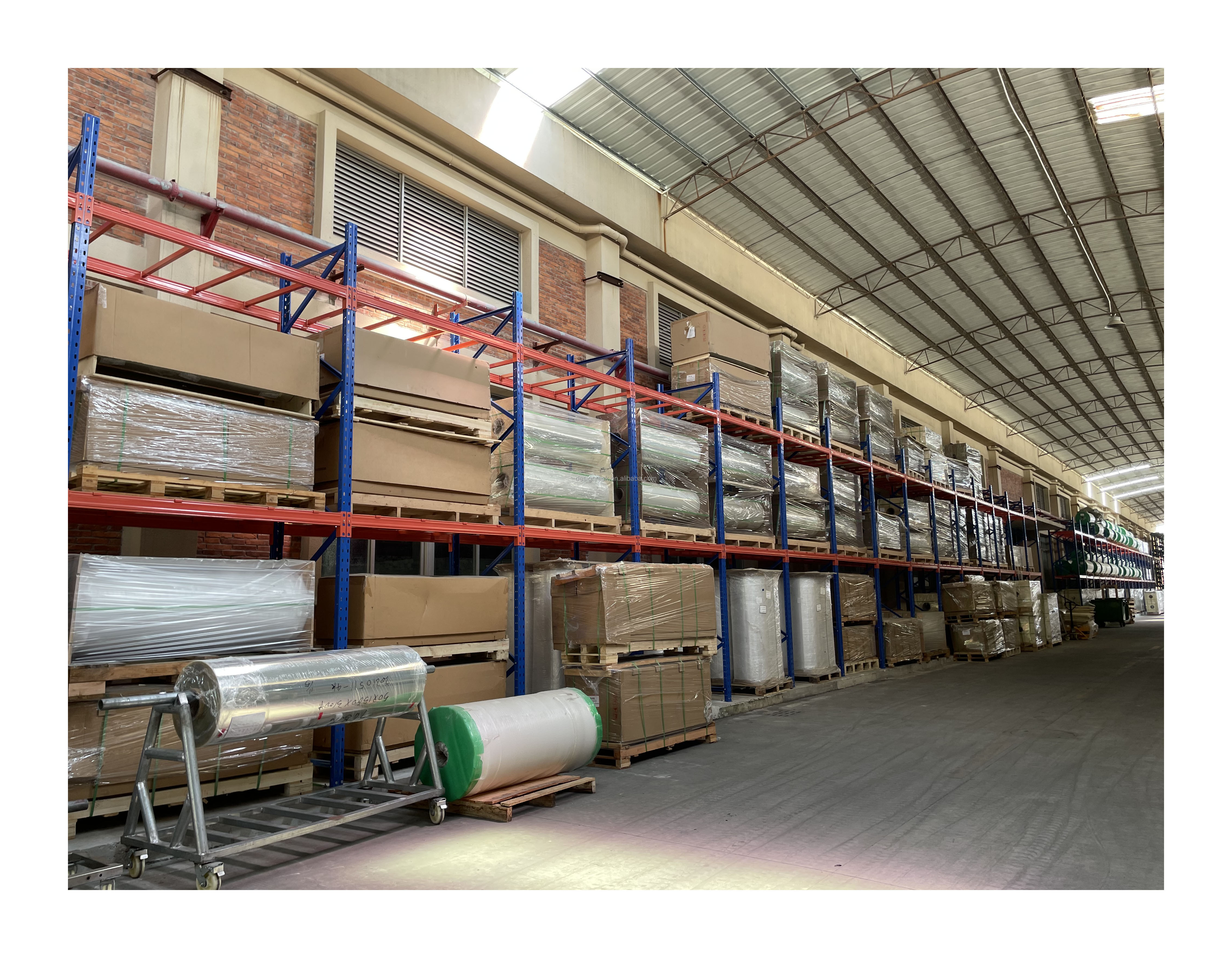 EU Standard Galvanized Steel Warehouse Heavy Duty Selective Racking
