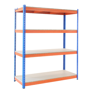 Galvanized Snap-In Adjustable Warehouse Shelves