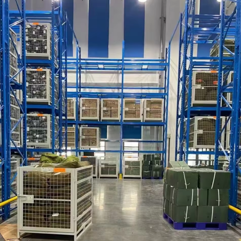 2-5 Tier Wide Aisle Heavy Load Pallet Racking for Automated Warehouse Online Order Fulfillment Hub